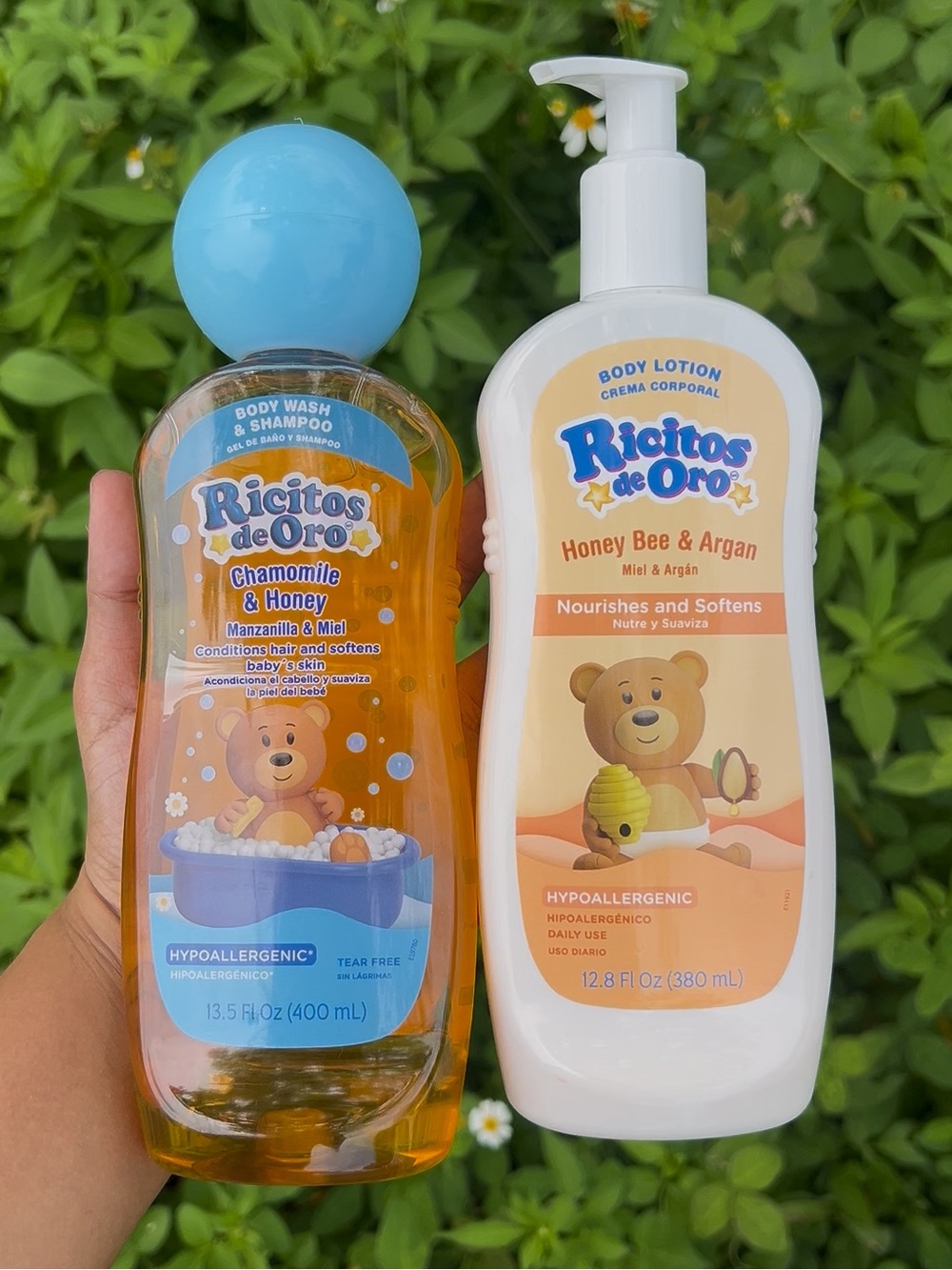 X2 Ricitos de Oro Baby Care Duo – Chamomile, Honey & Argan